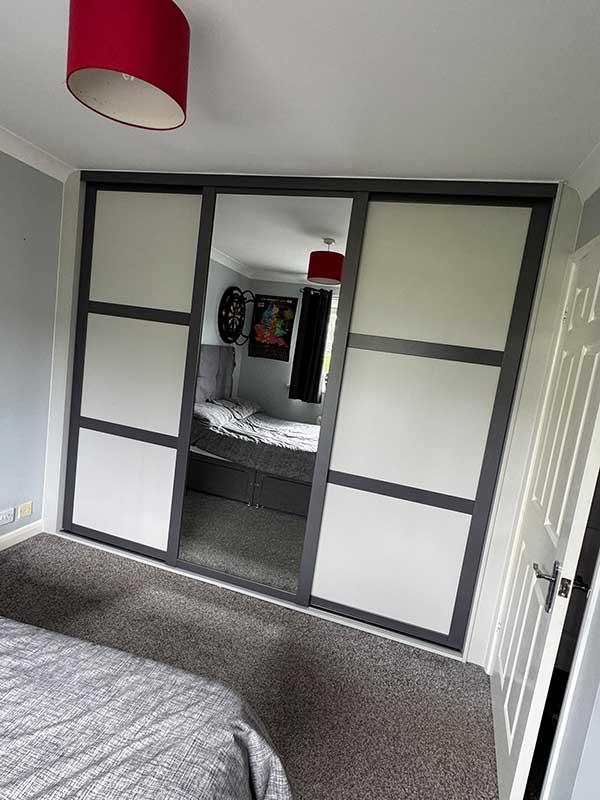 Chris Ford Sliding Door Wardrobe installations in Durham-Oxford Style Wardrobe