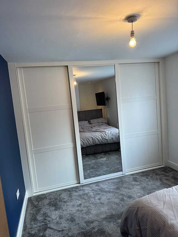 Chris Ford Sliding Door Wardrobe installations in Durham-Oxford Style Wardrobe