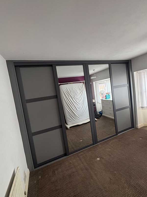 Chris Ford Sliding Door Wardrobe installations in Durham-Oxford Style Wardrobe
